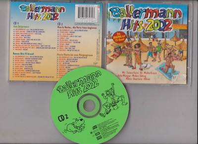 2 CD Ballermann Hits 2002 Right Said Fred, Modern Talking, Mad'house, Kylie