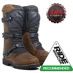 Motorcycle Boots TCX Drifter Waterproof Brown Motorbike