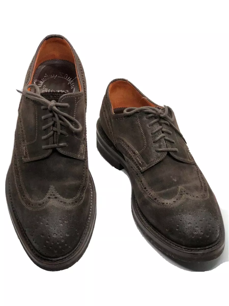 Santoni suede hotsell shoes