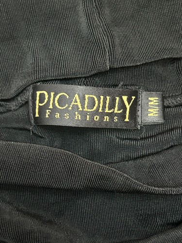 Picadilly Fashions Long Sleeve High Neck Black Pullover Women's Top Size M/M - Picture 5 of 7
