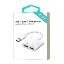 2 in 1 Type-C Headphone Audio and Charge Adapter 