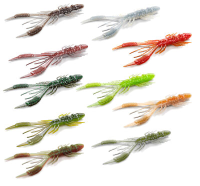 Nays CRTR 40 10,2cm 4,7g - 5 Gummikrebse, Creature Bait, Gummiköder, Barschköder