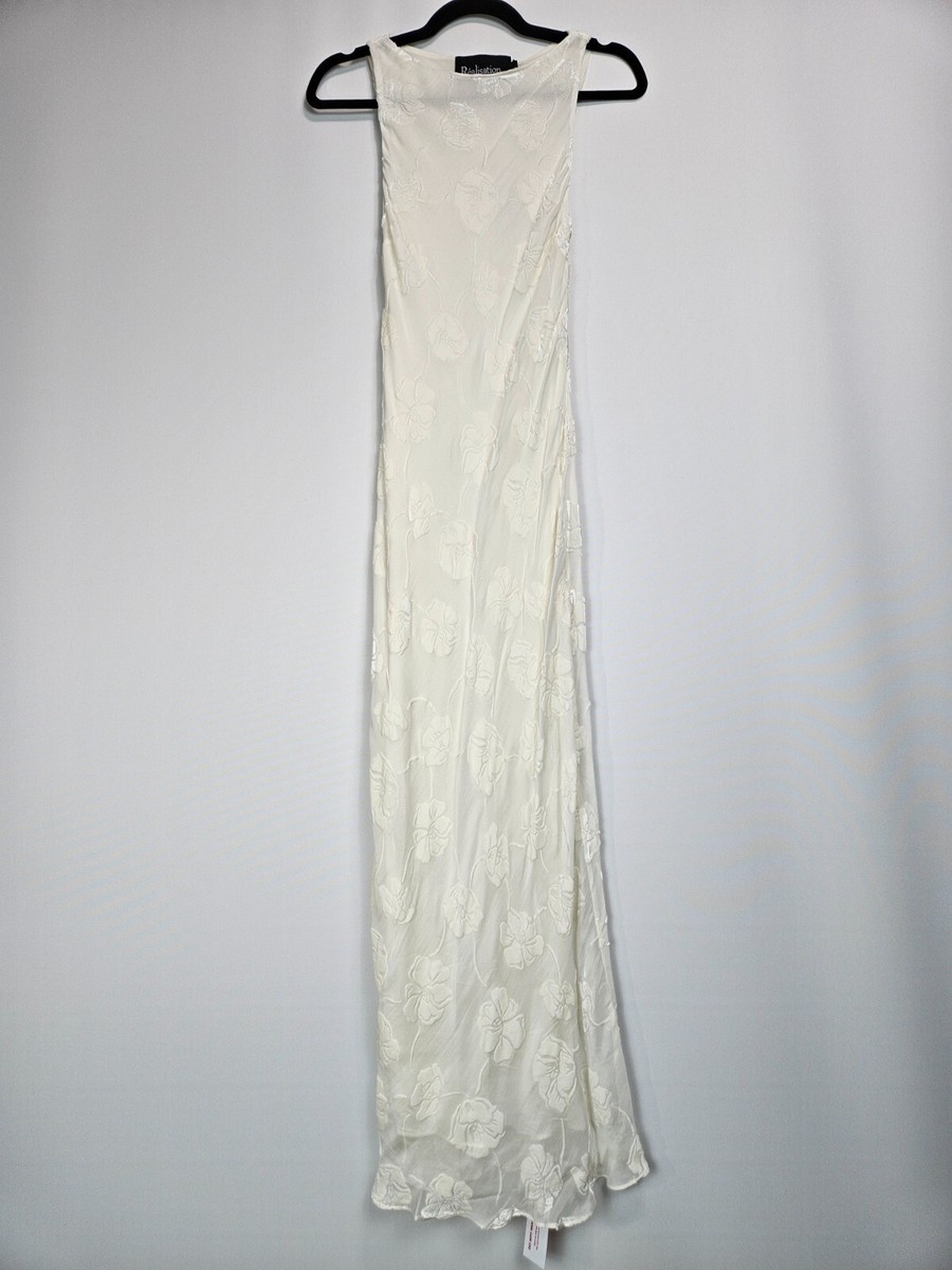 New! Realisation Par The Carla in Lily Devore Ivory, Small (100% Authentic)  | eBay