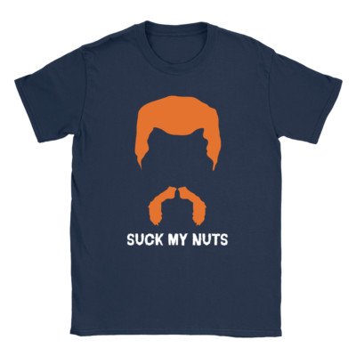 Suck My Nuts Mens T-Shirt Walking Dead Cool Fan Top Gift Abraham TV