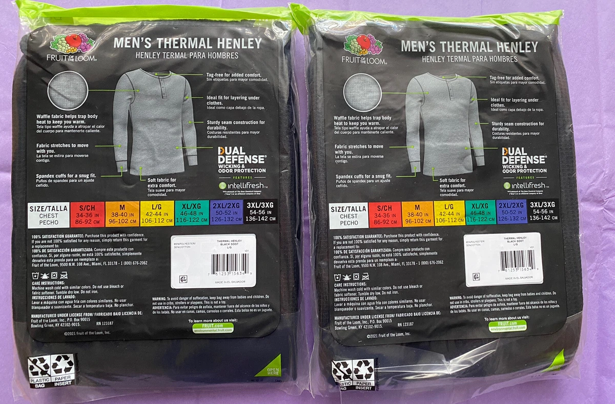 Fruit of the loom base layer top