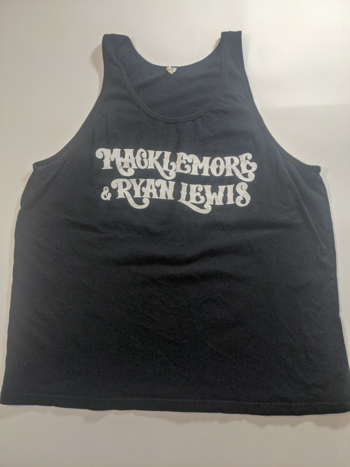 Camiseta sin mangas negra original Macklemore & Ryan Lewis XL 2013 Tour | eBay