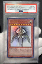 PSA 10 Yugioh Card Japanese Creator God of Light Horakhty Holactie YGOPR-JP001