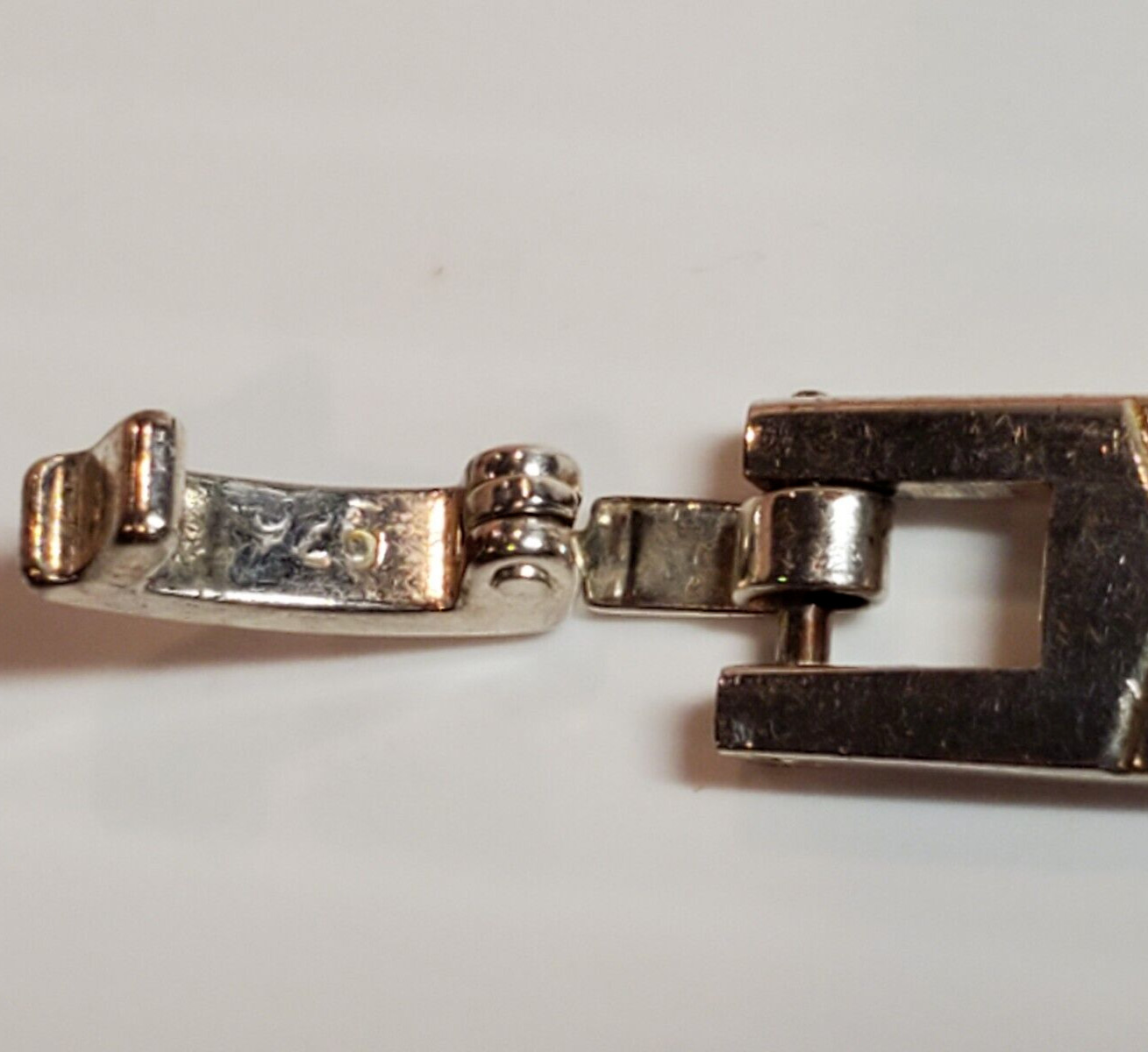 Solid 925 Sterling Silver Contemporary Bracelet 7… - image 7