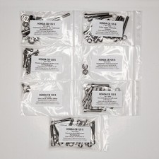 HONDA CB 125 S 1971-1975 Kit vis BTR inox moteur complet CB125 CB125S