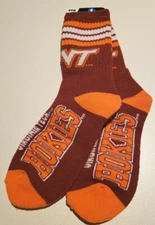 Virginia Tech Hokies Youth Shoe Size 13- 3 New Orange