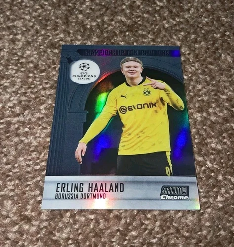 ERLING HAALAND 2/5  2021 Topps Stadium Club Chrome