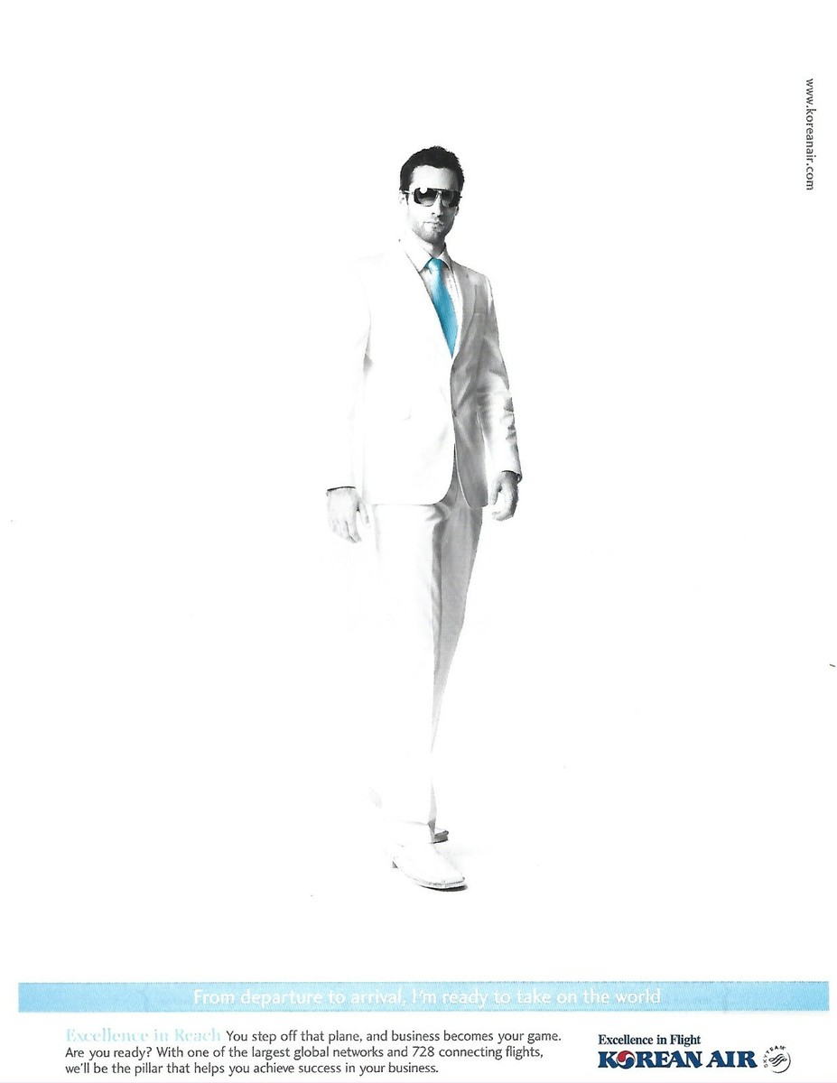 Korean Air Print Ad / Excellence in Flight / Airlines / December