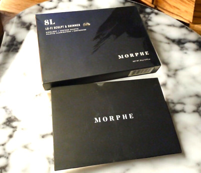 MORPHE Luxury Cosmetics 8L Lo-Fi Sculpt & Shimmer Highlight Contour Palette NIB