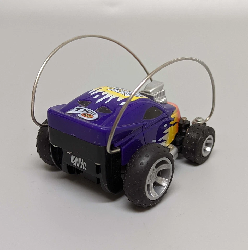 2003 Tyco R/C Stuntsters Hot Rocker Purple Hot Rod Car ONLY Replacement - Image 4 of 4