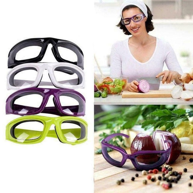Kitchen Onions Goggles Antitear Free Cutting Chopping Glasses Protect