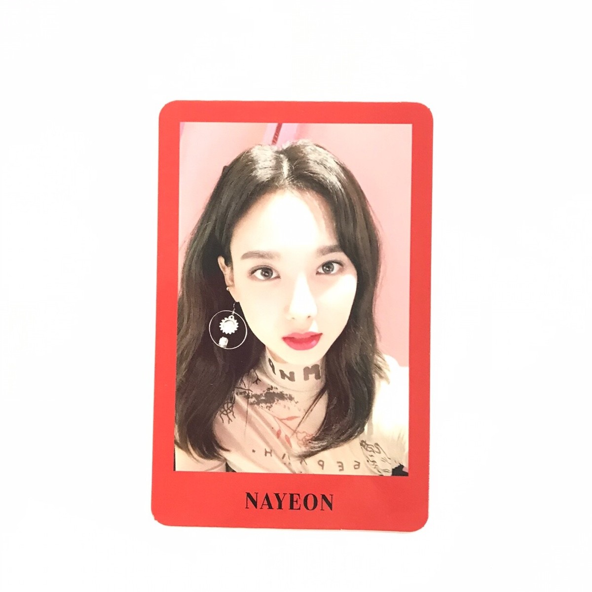TWICE] Yes or Yes / Red Border Ver. / Official Photocard | eBay