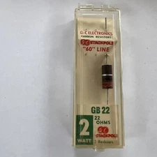 GC Electronics 2 Watt 22 Ohm Resistor 1 In Packing 
