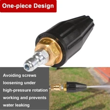 YAMATIC 5000 PSI Power Washer Turbo Spray Nozzle 4 GPM Brass Head for Hot Water