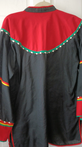 Chaqueta De Colección Años 70 Asiática Arte Popular Patrón Audaz Colorido Estilo John Fowler Tailandia - Imagen 8 de 10