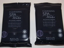 2 Koh Gen Do Cleansing Spa Water Makeup Remover Water 10 Cloths Each DARK BLUE
