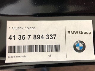 Left Front Wing BMW E46 M3 Titan Silver (41357894337) for sale 