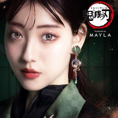 Demon Slayer Iconic Ear Object original Kamado Tanjiro Earrings Japan New 
