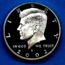 2002 S 90% Silver Gem Proof Kennedy Half Dolllar