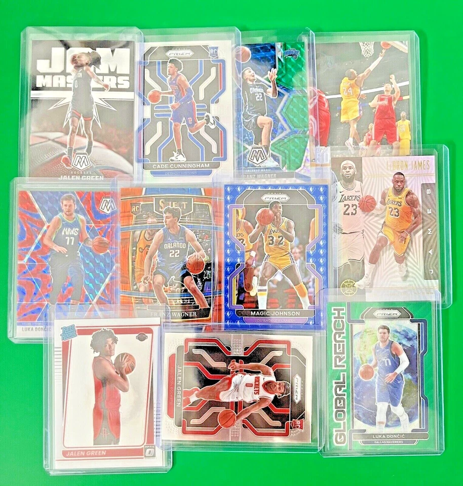 Hot Packs de baloncesto de la NBA-Las mejores-15 tarjetas-5 novatos-Busca 1/1-Mem-Auto-LEER Foto 3 de 3