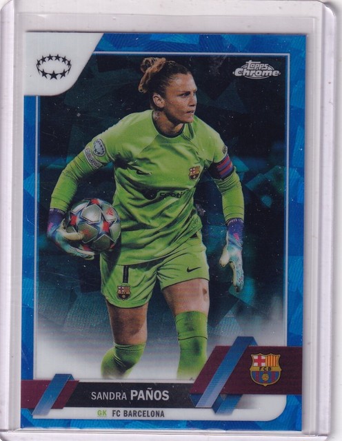 2022 Topps Chrome UEFA Women's Champions League Sapphire Sandra Panos #83