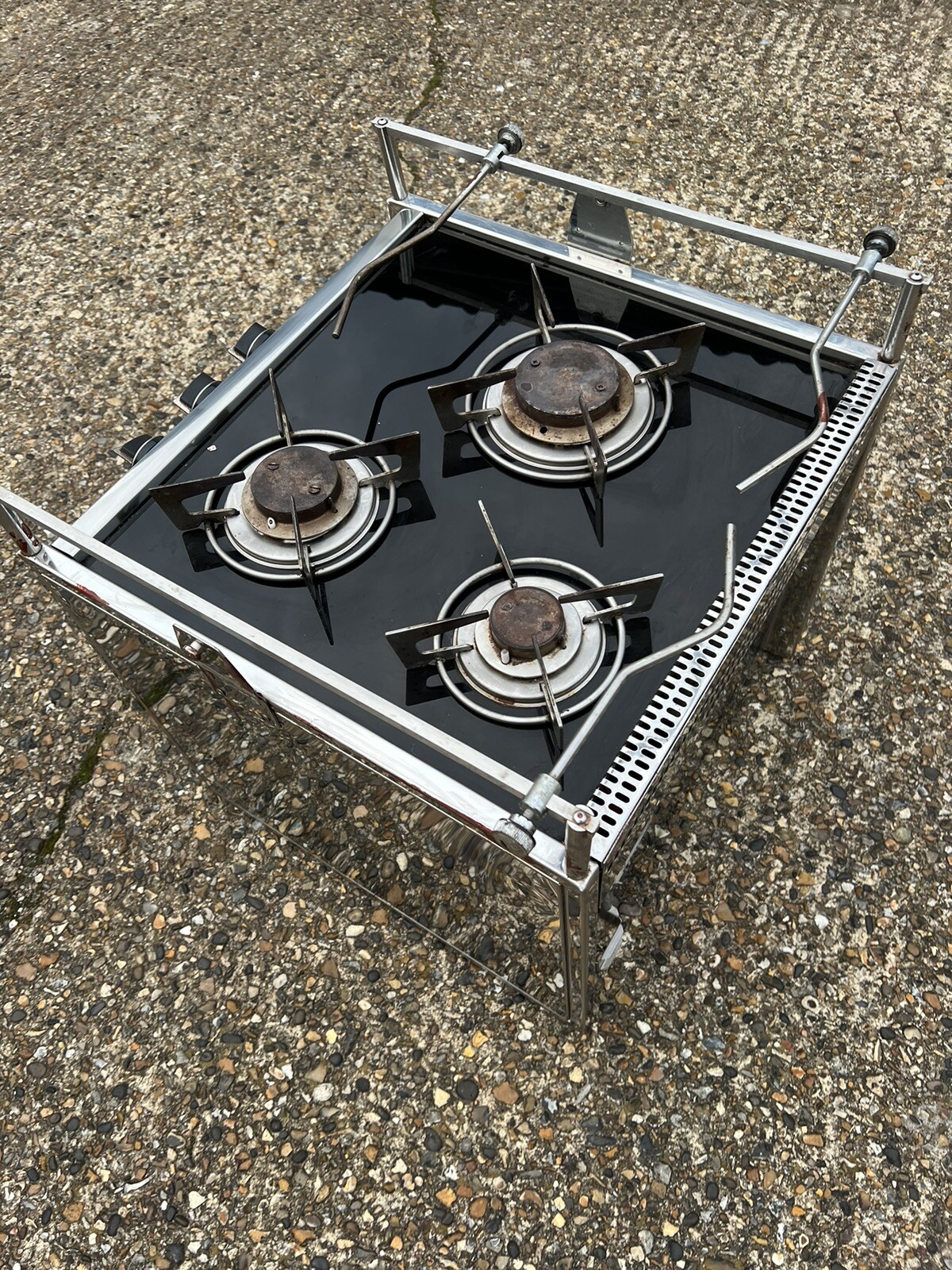 SMEV LPG Gas Cooker 3 Gas rings , Oven . Camping , Boat eBay