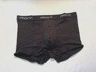 Undergear "POV" Cotton Boxer Brief - Size "X-Large"  Black, White  (AL536-BXL) — photo 1