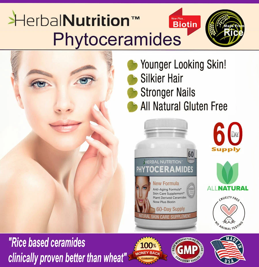 Phytoceramides Cápsulas Producto Antienvejecimiento para Mujeres y Hombres ¡Un Removedor de Arrugas! Foto 2 de 4