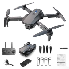 2023 New RC Drone With 4K HD Dual Camera WiFi FPV Foldable Quadcopter +4 Battery