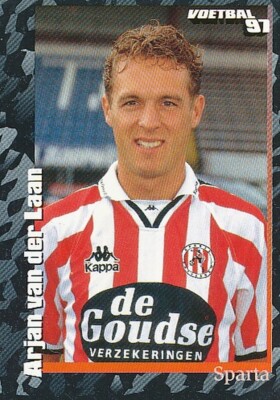141 ARJAN VAN DER LAAN # NETHERLANDS SPARTA ROTTERDAM STICKER SANDWICHES VOETBAL 97