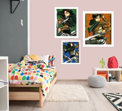 3D Attack On Titan 303NAM Anime Kombinieren Wandaufkleber