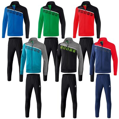erima 5-C Polyesteranzug Trainingsanzug Jogginganzug Sportanzug Herren/Kinder