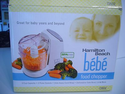 hamilton beach bebe baby food maker