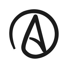 Atheist symbol Decal Atheist symbol Phone Window Vinyl Decal Sticker