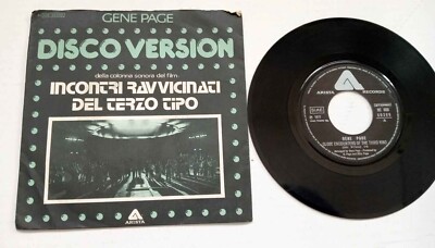 GENE PAGE CLOSE ECOUNTHERS OF THE THIRD KIND Vinyl 45 Umdrehungen 7'' VINYL RECORD