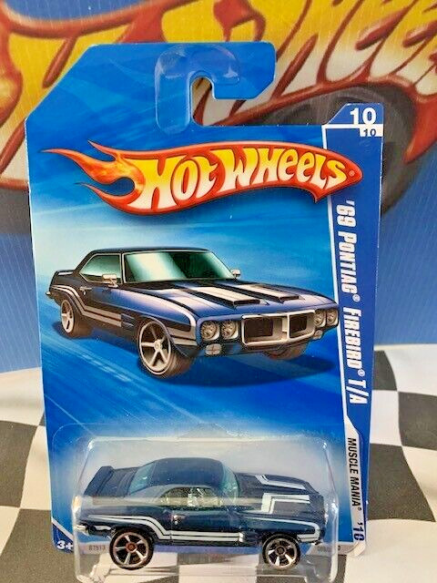 Hot Wheels 2010 Muscle Mania 10/10 088 1969 '69 Pontiac Firebird T/A WALMART