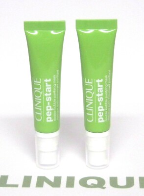 CLINIQUE Pep-Start Double Bubble Purifying Mask x 2 MINIs (.41oz/12mL each)