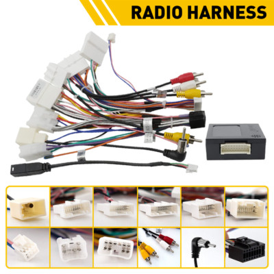 CANBUS For Toyota Power Radio Stereo Car Wire Harness Cable Adapter Support New