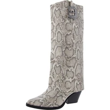 Zodiac Womens Rowena Faux Leather Tall Knee-High Boots Shoes BHFO 6480