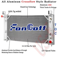 34"W 3 Row Radiator For 99-13 Chevy Silverado 1500 2500 GMC Sierra Yukon Tahoe