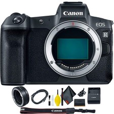Canon EOS R Mirrorless Digital Camera Body Only EF to R Mount Adapter