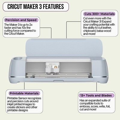 Cricut Maker 3 & EasyPress 3 Bundle - Cutting Machine Heat Press