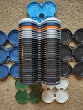 Lot Of 40 PakTech 4 Pack 6 Pack Beer Can Holders, Mixed Colors Varieties