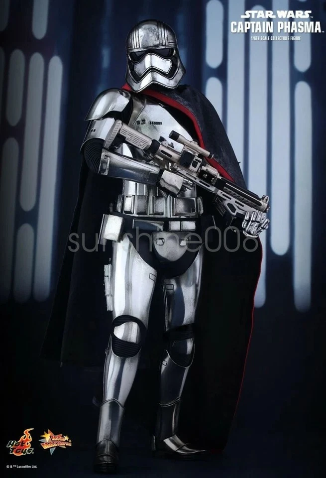 Hot Toys MMS 328 Star Wars Primera Orden Despertar de la Fuerza Capitana Phasma Figura Modelo Foto 3 de 4