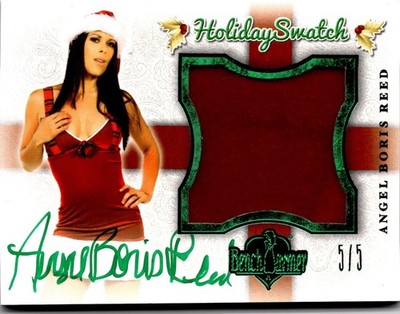 Bench Warmer Green Foil Holiday Swatch Angel Boris Reed s/n 5/5 (MEM/AU)