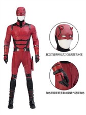 NEW Daredevil Marvel Cosplay Costume Outfits Jumpsuit Mask Shoes Accessories Set